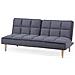 Divano Letto Moderno In Tessuto Grigio Scuro Siljan - Foto miniatura 10