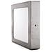 Plafoniera Led Piazza 225mm 18w 1300lm 50.000h Nichel Satinato - Foto miniatura 6