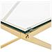 Tavolino In Vetro Color Oro Beverly - Foto miniatura 5