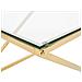 Tavolino In Vetro Color Oro Beverly - Foto miniatura 6