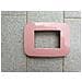 Placca Placchetta Placchette Compatibili Per Serie Axolute Colorate - Rosa 7 - Foto miniatura 1
