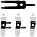 KS10 Tutore Fascia Ginocchio con Foro Rotuleo. Ginocchiera Regolabile in Neoprene. Supporto Menisco. Dolore Artritico, Riabilitazione Infortuni Sport e Protezione. Colore Nero - Foto miniatura 3