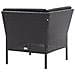 Set Divani da Giardino 3 pz con Cuscini in Polyrattan Nero - Foto miniatura 10