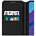 Custodia Honor 9a Portacarte Funzione Supporto Similpelle Liscia Nero - Foto miniatura 5
