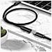Cavo Di Prolunga Usb-c Maschio A Usb-c Femmina 50cm Multifunzione Nero - Foto miniatura 4