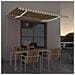Tenda Automatica con Sensore Vento LED 450x350 cm Gialla Bianca - Foto miniatura 7