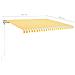 Tenda Automatica con Sensore Vento LED 450x350 cm Gialla Bianca - Foto miniatura 8