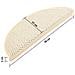Tappeti Autoadesivi Scale Aspetto Sisal 15pz 56x17x3 cm Berbero - Foto miniatura 3