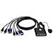 Switch KVM 2 Porte USB Colore Nero - Foto miniatura 1