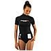 Rash Guard Dive Center Manica Corta Donna Nero Xl - Foto miniatura 1