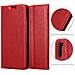 Custodia Compatibile Con Oneplus Nord In Rosso Mela - Coperchio Protettiva Con Chiusura Magnetica, Funzione Stand E Tasca Per Le Carte - Foto miniatura 6