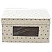 Scatola Armadio King Box Panna In Tnt, Da 36x36x19 Cm Bianco - Foto miniatura 1