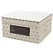 Scatola Armadio King Box Panna In Tnt, Da 36x36x19 Cm Bianco - Foto miniatura 4