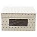 Scatola Armadio King Box Panna In Tnt, Da 36x36x19 Cm Bianco - Foto miniatura 5