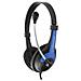 EH158B cuffia e auricolare Cablato A Padiglione MUSICA Nero, Blu - Foto miniatura 1