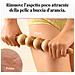 Rullo Massaggiatore Cellulite In Legno A Sfera - Massaggio Linfodrenante Per Il Corpo Con Maderoterapia - Foto miniatura 3