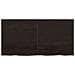 Piano Bagno Marrone Scuro 120x60x (2-4) cm Legno Trattato - Foto miniatura 7