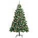 Albero Natale Artificiale Incernierato Con Pigne E Bacche 180cm - Foto miniatura 2