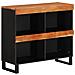 Credenza 85x33x75 Cm In Legno Massello Di Acacia - Foto miniatura 2