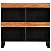 Credenza 85x33x75 Cm In Legno Massello Di Acacia - Foto miniatura 3