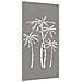 Decorazione Muro Da Giardino 105x55 Cm Palma In Acciaio Corten - Foto miniatura 3