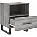 Comodino Grigio Sonoma 40x35x47,5 Cm In Legno Multistrato - Foto miniatura 3