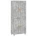 Credenza Grigio Cemento 69,5x34x180 Cm In Legno Multistrato - Foto miniatura 2