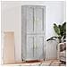Credenza Grigio Cemento 69,5x34x180 Cm In Legno Multistrato - Foto miniatura 1