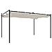 Pergola Con Tetto Retrattile Crema 395x292x230 Cm - Foto miniatura 2