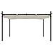 Pergola Con Tetto Retrattile Crema 395x292x230 Cm - Foto miniatura 4