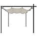 Pergola Con Tetto Retrattile Crema 395x292x230 Cm - Foto miniatura 7