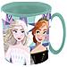 Disney Tazza Azurra Per Bambine In Plastica Frozen Elsa E Anna Da 350 Ml Adatta Al Microonde - Foto miniatura 1