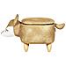 Pouf Animaletto Contenitore Fox Velluto Arancione Volpe - Foto miniatura 11