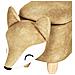 Pouf Animaletto Contenitore Fox Velluto Arancione Volpe - Foto miniatura 13