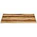 Piano Tavolo Bordi Vivi 90x80x2,5cm Legno Massello Mango Grezzo - Foto miniatura 3