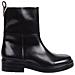 Cool Elevated Ankle Bootie Stivaletti Pelle Scarpe Donna Nero Eu 38, Fw0fw07487 Bds - Foto miniatura 2