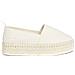 Platform Espadrille Espadrillas Cotone Scarpe Donna Beige Eu 40, Yw0yw01378 0f9 - Foto miniatura 2