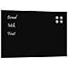 Lavagna Magnetica a Parete Nera 80x50 cm Vetro Temperato - Foto miniatura 1