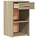 Lusso Casadino -  Comodini 2 Pz Rovere Sonoma 35x34x65 Cm In Legno Multistrato - Foto miniatura 4