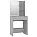 Set Tavolo da Toeletta con LED Grigio Sonoma Legno Multistrato - Foto miniatura 7