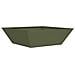 Vaso a Ciotola da Giardino Oliver verde 50 x 50 x 15 cm Acciaio - Foto miniatura 1