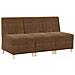 Poltrona Sofa 3 pcs Marrone 55 x 74 x 82 cm - Foto miniatura 1