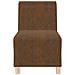 Poltrona Sofa 3 pcs Marrone 55 x 74 x 82 cm - Foto miniatura 5