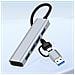Hub Usb 3.0 A 4 Porte - Adattatore Type-c - Trasferimento Dati Ad Alta Velocità Compatibile Con Apple, Samsung, Huawei - Foto miniatura 2