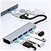Hub Usb 3.0 A 4 Porte - Adattatore Type-c - Trasferimento Dati Ad Alta Velocità Compatibile Con Apple, Samsung, Huawei - Foto miniatura 4