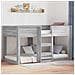 Letto a Castello per Bambini Grigio Sonoma 90 x 190 cm - Foto miniatura 2