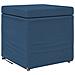 Pouf Blu 41 x 41 x 40 cm Tessuto e Legno Ingegnerizzato - Foto miniatura 1