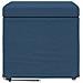 Pouf Blu 41 x 41 x 40 cm Tessuto e Legno Ingegnerizzato - Foto miniatura 4