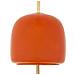 Lampada Da Tavolo Oldy In Ferro Dorato Con Diffusore In Vetro Arancione - Foto miniatura 2