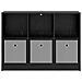 Credenza con cassetto Rovere Nero 88,5 x 27,5 x 63,5 cm - Foto miniatura 6